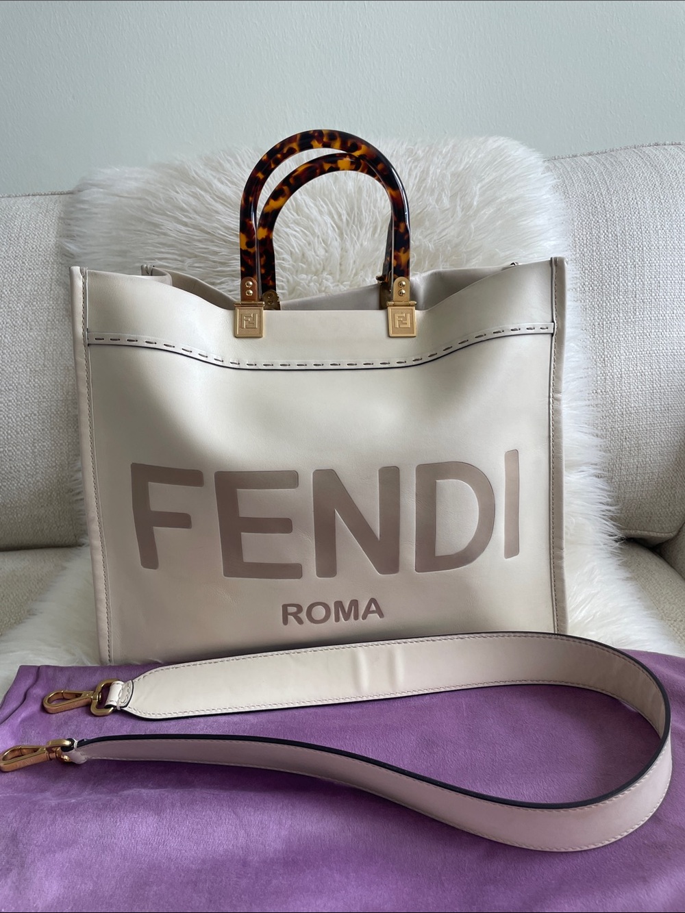 Fendi Sunshine Shopper Tote